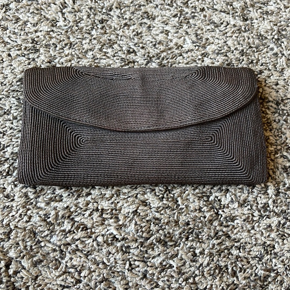 Vintage Korday corde brown clutch/wallet